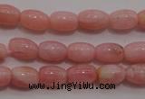 COP85 15.5 inches 4*6mm drum natural pink opal gemstone beads