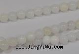 COP901 15.5 inches 8mm round natural white opal gemstone beads