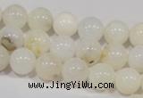 COP902 15.5 inches 10mm round natural white opal gemstone beads