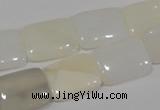 COP914 15.5 inches 13*18mm rectangle natural white opal gemstone beads