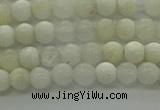 COP920 15.5 inches 4mm round white opal gemstone beads