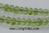 COQ20 16 inches 5*10mm rondelle dyed olive quartz beads wholesale