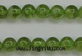 COQ203 15.5 inches 6mm - 7mm round natural olive quartz beads