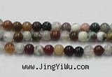 COS37 15.5 inches 4mm round ocean stone beads wholesale