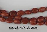 COV03 15.5 inches 6*8mm oval goldstone beads wholesale