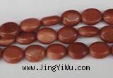 COV15 15.5 inches 8*10mm oval goldstone gemstone beads wholesale