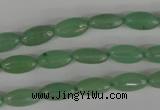 COV59 15.5 inches 6*12mm oval green aventurine beads wholesale