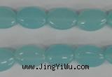 COV61 15.5 inches 10*14mm oval candy jade beads wholesale