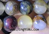 CPB1023 15.5 inches 7mm round natural pietersite beads