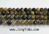 CPB1079 15.5 inches 12mm faceted round natural pietersite beads