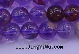 CPC602 15.5 inches 8mm round purple phantom quartz beads
