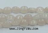 CPI07 15.5 inches 8*10mm oval pink aventurine jade beads wholesale