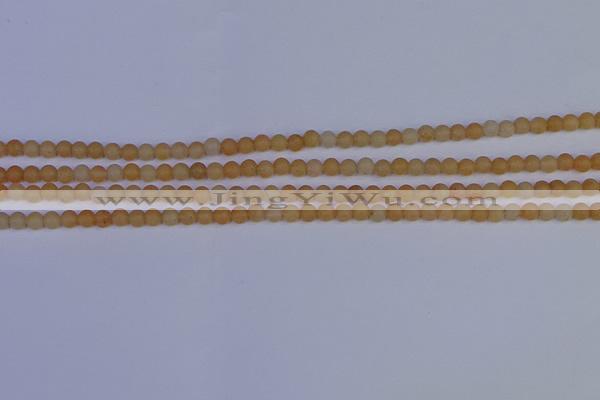 CPI300 15.5 inches 4mm round matte red aventurine beads wholesale