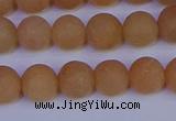 CPI303 15.5 inches 10mm round matte red aventurine beads wholesale