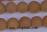 CPI305 15.5 inches 14mm round matte red aventurine beads wholesale