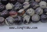 CPJ602 15.5 inches 8mm round purple striped jasper beads wholesale