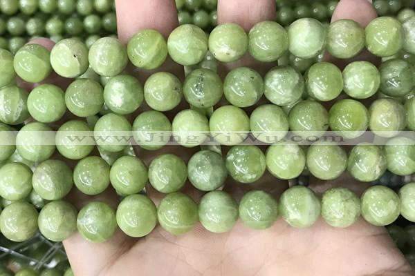 CPO46 15.5 inches 10mm round natural olivine gemstone beads