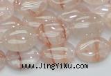 CPQ11 15.5 inches 13*18mm oval natural pink quartz beads wholesale