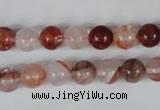 CPQ29 15.5 inches 8mm round natural pink quartz beads wholesale