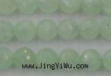 CPR114 15.5 inches 12mm faceted round natural prehnite beads wholesale