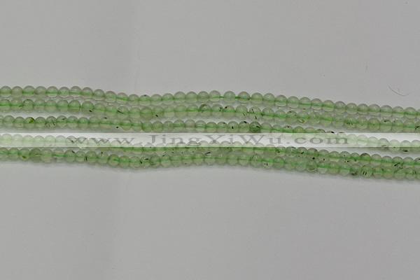 CPR310 15.5 inches 4mm round natural prehnite gemstone beads