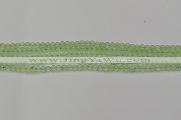CPR321 15.5 inches 4mm round natural prehnite gemstone beads