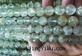 CPR364 15.5 inches 12mm faceted round prehnite gemstone beads