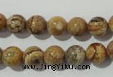 CPT453 15.5 inches 10mm round picture jasper beads wholesale