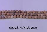 CPT524 15.5 inches 12mm round matte picture jasper beads