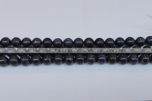 CPY775 15.5 inches 14mm round pyrite gemstone beads wholesale