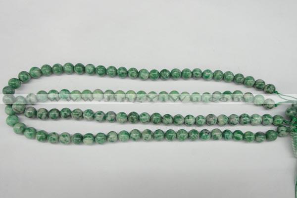 CQJ203 15.5 inches 8mm round Qinghai jade beads wholesale