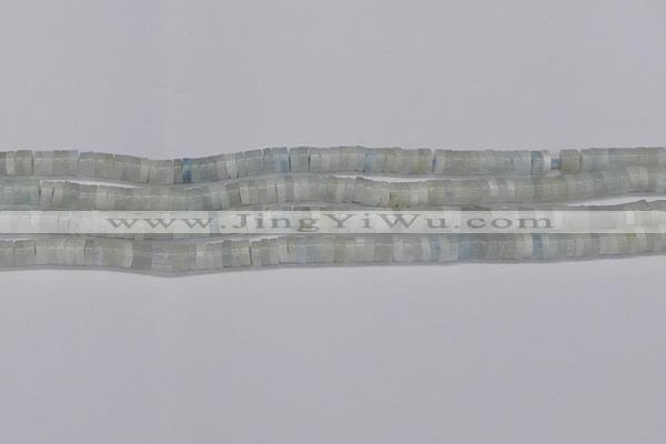 CRB1000 15.5 inches 2*4mm heishi aquamarine beads wholesale