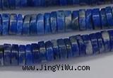 CRB1027 15.5 inches 2*6mm heishi lapis lazuli beads wholesale