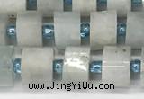 CRB1050 15.5 inches 4*6mm - 5*6mm faceted tyre aquamarine beads