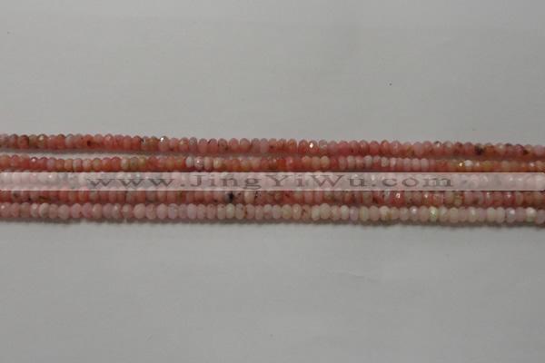 CRB110 15.5 inches 2.5*4mm faceted rondelle opal gemstone beads