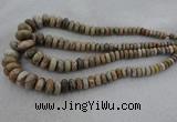 CRB1109 15.5 inches 5*8mm - 9*18mm rondelle chrysanthemum agate beads