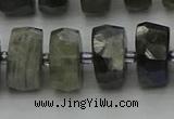 CRB1304 15.5 inches 8*16mm faceted rondelle labradorite beads
