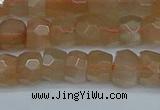 CRB1468 15.5 inches 4*6mm faceted rondelle moonstone beads
