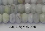 CRB1824 15.5 inches 5*7mm faceted rondelle aquamarine beads