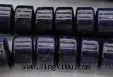 CRB186 15.5 inches 10*16mm rondelle blue dumortierite beads