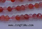 CRB1860 15.5 inches 2*3mm faceted rondelle south red agate beads