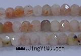 CRB1869 15.5 inches 2*3mm faceted rondelle sunstone beads