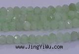 CRB1912 15.5 inches 2*3mm faceted rondelle green opal beads