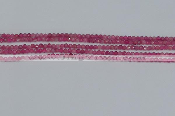 CRB1935 15.5 inches 2*3mm faceted rondelle pink tourmaline beads