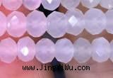 CRB1962 15.5 inches 4*6mm faceted rondelle white moonstone beads