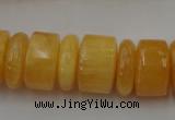 CRB201 15.5 inches 6*18mm - 13*18mm rondelle calcite gemstone beads
