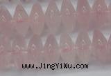 CRB261 15.5 inches 5*12mm rondelle rose quartz beads wholesale