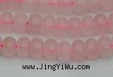 CRB2800 15.5 inches 4*6mm rondelle rose quartz beads wholesale