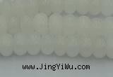 CRB2810 15.5 inches 4*6mm rondelle white jade beads wholesale