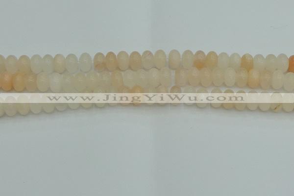CRB2817 15.5 inches 6*10mm rondelle pink aventurine beads